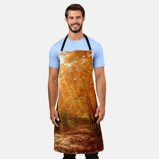 Prachtige herfst schort (Gedragen)