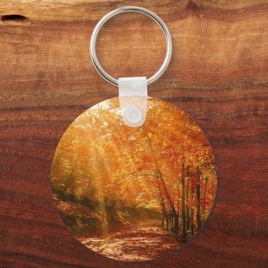 Prachtige herfst sleutelhanger (Achterkant)