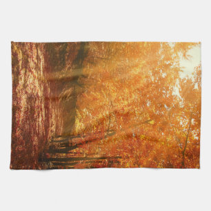 Prachtige herfst theedoek