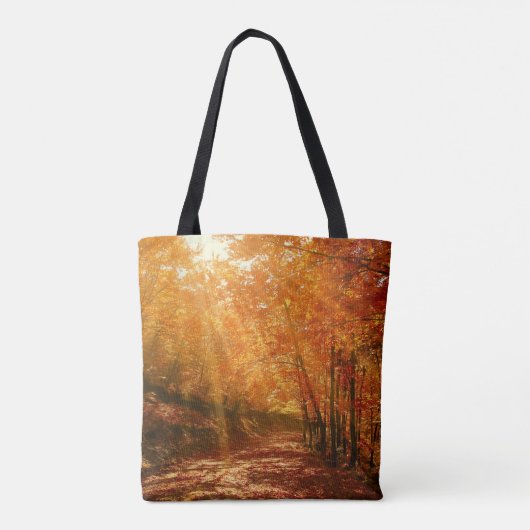 Prachtige herfst tote bag (Achterkant)