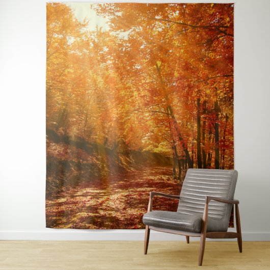 Prachtige herfst wandkleed (In situ)