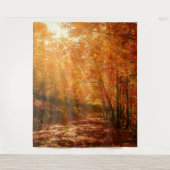 Prachtige herfst wandkleed (Voorkant)