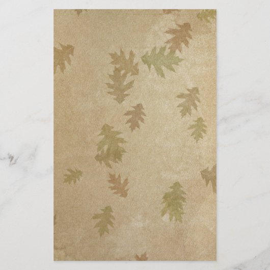 Prachtige herfstbladeren bekleed briefpapier (Achterkant)