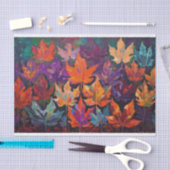 Prachtige herfstbladeren, kleurrijk Herfst ontwerp Tissuepapier (Craft)