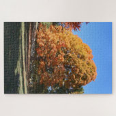 Prachtige herfstboom – Hubbell, Michigan Legpuzzel (Horizontaal)