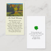 Prachtige herfstkleur Memorial Kaart Visitekaartje (Voorkant / Achterkant)