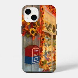 Prachtige herfstmarkt veranda iPhone 14 hoesje