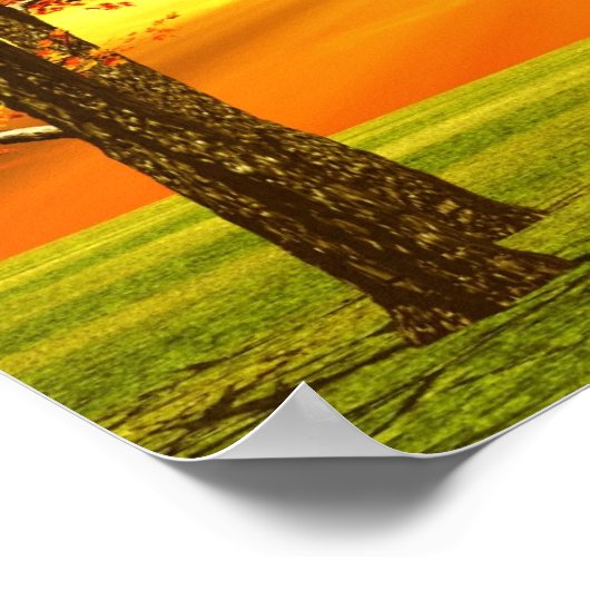 Prachtige herfstposter poster (Hoek)