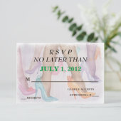 PRACHTIGE HI HAALT  RSVP-KAARTEN RSVP KAARTJE (Staand voorkant)