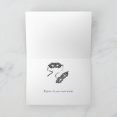 PRACHTIGE HI HEELS BEDANKKAART (Binnen)