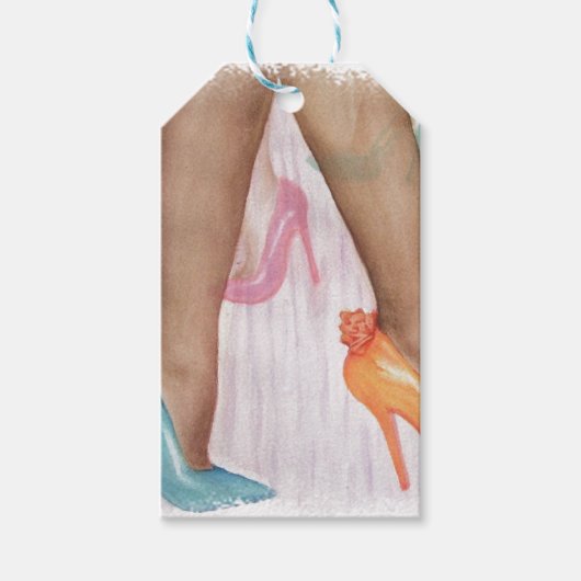 PRACHTIGE HI HEELS CADEAULABEL (Voorkant)