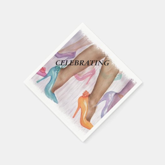 PRACHTIGE HI HEELS PAPIEREN SERVETTEN (Hoek)