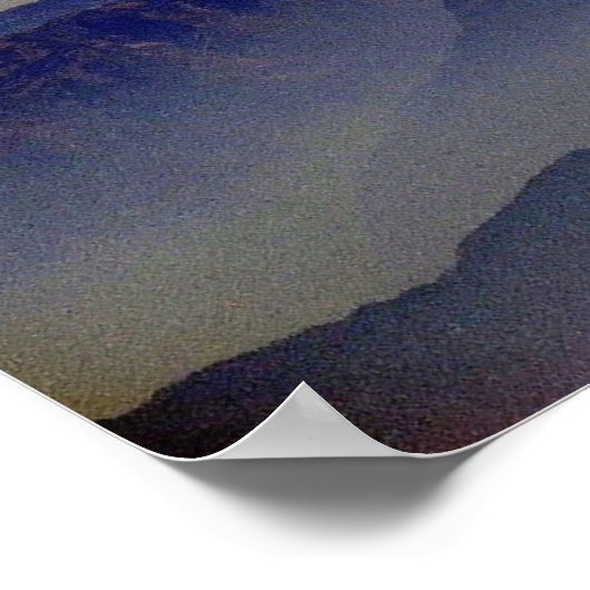 Prachtige Himalagebergte - Mount Everest Peak Poster (Hoek)