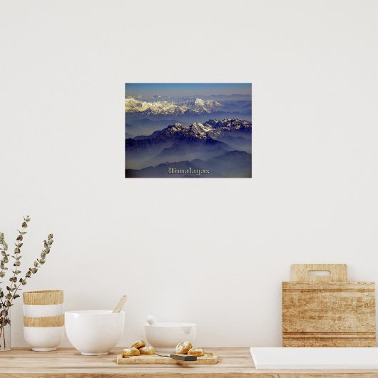 Prachtige Himalagebergte - Mount Everest Peak Poster (Keuken)