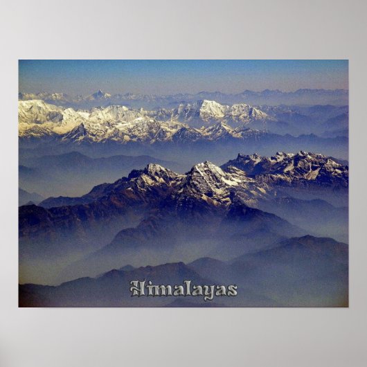 Prachtige Himalagebergte - Mount Everest Peak Poster (Voorkant)