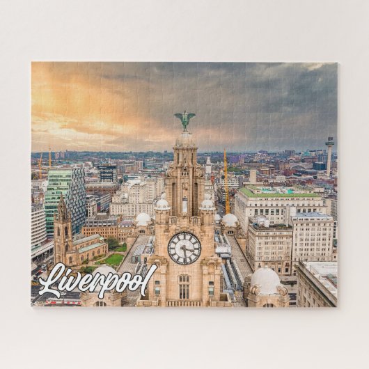 Prachtige historische Liverpool, Engeland, Verenig Legpuzzel (Horizontaal)