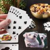 Prachtige hond en Roos Collectie Pokerkaarten (Insitu)