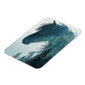 Prachtige Horse Forest Landscape Magnet Magneet (Linkerzijde)