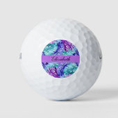 Prachtige hortensia bloesems, personaliseerbaar golfballen (Voorkant)
