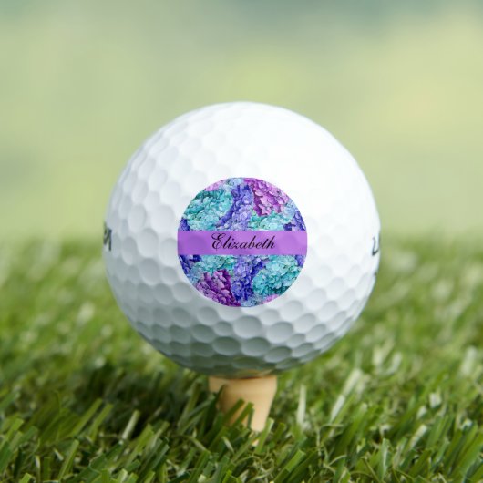 Prachtige hortensia bloesems, personaliseerbaar golfballen (Insitu Shirt)