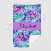 Prachtige hortensia bloesems, personaliseerbaar golfhanddoek (Insitu)