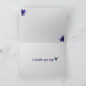 Prachtige Hummingbird/Hibiscus Wenskaart Kaart (Binnen)