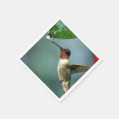 Prachtige Hummingbird Natuur Scenery Servet (Hoek)