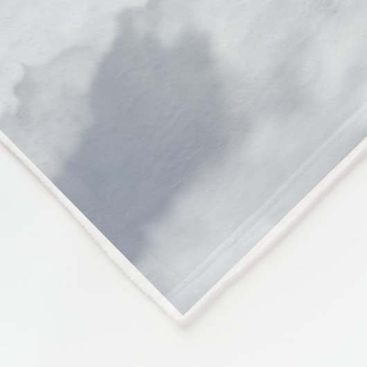 Prachtige Husky gepersonaliseerd Fleece Deken (Hoek)