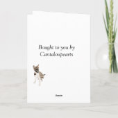 Prachtige Husky Puppy Blank Groet Kaart (Achterkant)