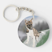 Prachtige Husky Puppy Sleutelhanger (Voorkant)