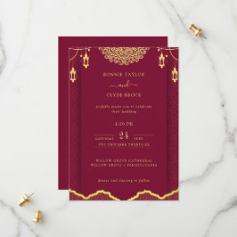 Prachtige huwelijksuitnodiging met Sophistication Save The Date