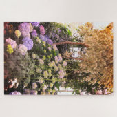 Prachtige Hydrangea tuin ontspannende zelfverzorgi Legpuzzel (Horizontaal)