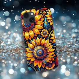 Prachtige hyperrealistische zonnebloemkunst Case-Mate iPhone case