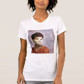Prachtige Ida B Wells Waterverf Portret Womens T-shirt (Voorkant)