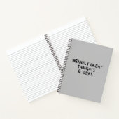 Prachtige ideeën en grappige Notitieboeken (Binnen)