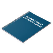 Prachtige ideeën en ideeën notitieboek (Linkerzijde)