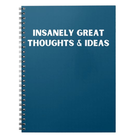 Prachtige ideeën en ideeën notitieboek (Voorkant)