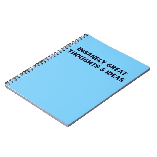 Prachtige ideeën en ideeën notitieboek (Linkerzijde)