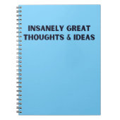 Prachtige ideeën en ideeën notitieboek (Voorkant)