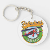 Prachtige Ierland reis patch. Poster Sleutelhanger (Voorkant)