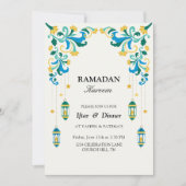 prachtige iftar-uitnodiging kaart (Voorkant)