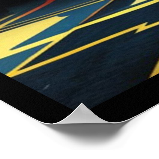 Prachtige illustratie met levendige kleuren poster (Hoek)