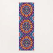 Prachtige Indiase Mandala paarse, oranje, rood, bl Yogamat (Voorkant)