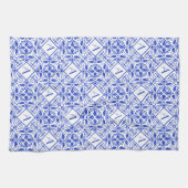 Prachtige Initiaal Kitchen met Delft-Blue Monogram Theedoek (Horizontaal)