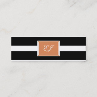 Prachtige Initialen Skinny Calling Cards Contactkaartje
