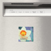 Prachtige Inspirerend Daffodil Magneet (Insitu (Vaatwasser))