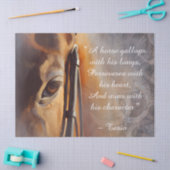 Prachtige Inspirerend prijsopgave voor paarden Tissuepapier (Craft)