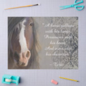 Prachtige Inspirerend prijsopgave voor paarden Tissuepapier (Craft)