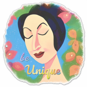 Prachtige Inspirerend prijsopgave voor vrouwen Sticker