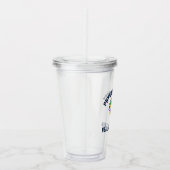 Prachtige Inspirerend verwerkingsofferte Acryl Drinkbeker (Rechts)